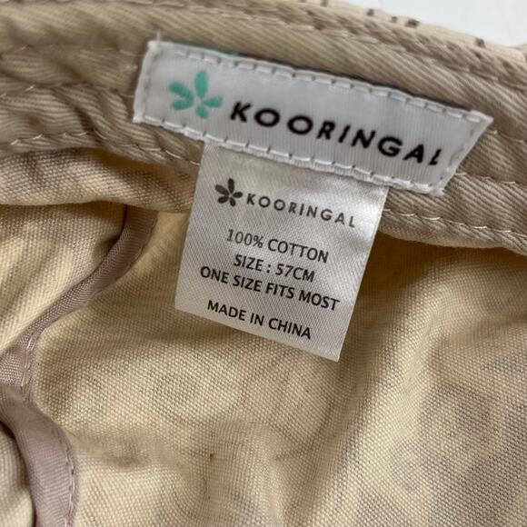 Koolaburra Flower Camo Women's Cotton Brown and Cream Cap 57cm/one size - Picture 6 of 6